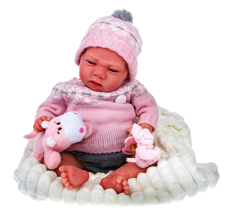 

Пупс Arias Reborns Nieves с мягким телом 40 см, с соской, Т19814