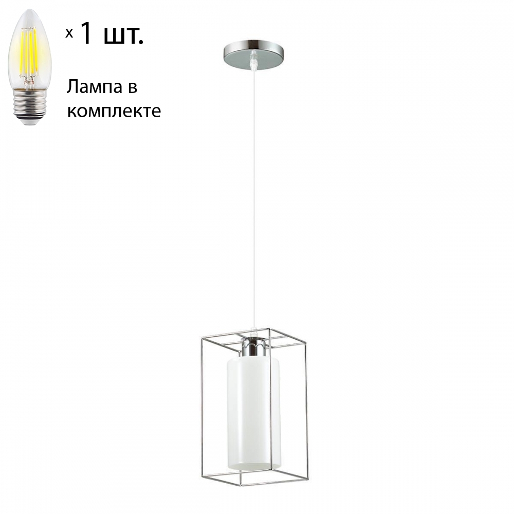 Подвесной светильник с лампочкой Lumion Elliot 3731/1+Lamps Е27 Свеча