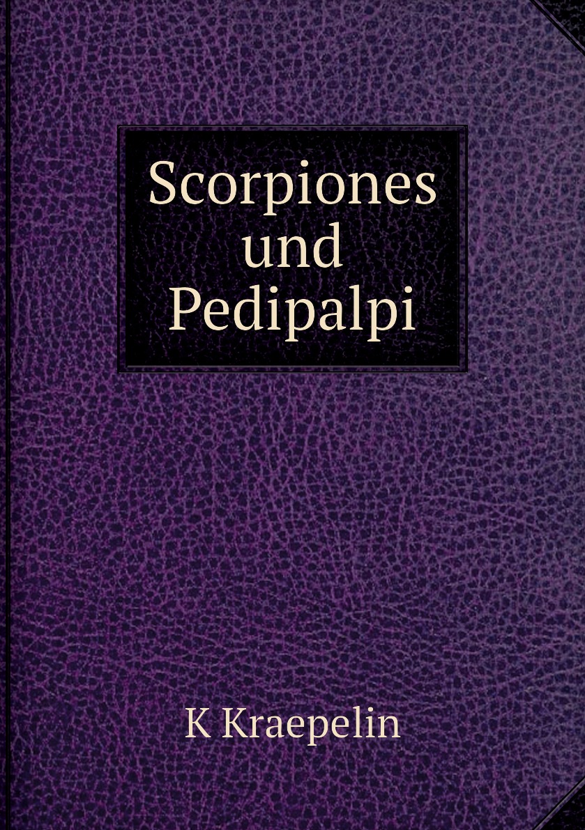 

Scorpiones und Pedipalpi