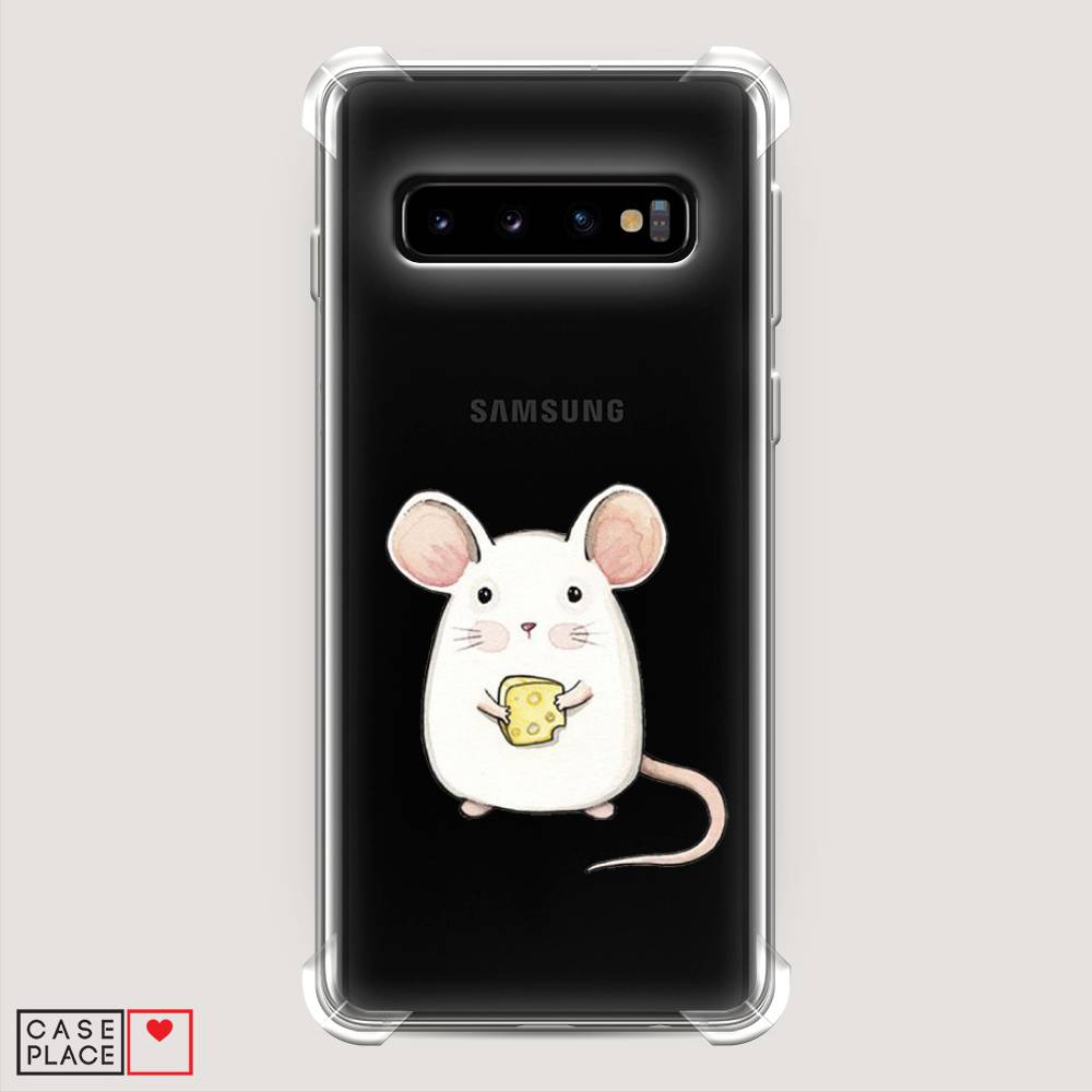 

Чехол Awog на Samsung Galaxy S10 + "Мышка", Разноцветный, 27151-1