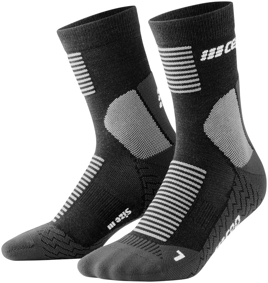 

Гольфы мужские CEP CEP compression socks short черные III 1 пара, Черный, CEP compression socks short