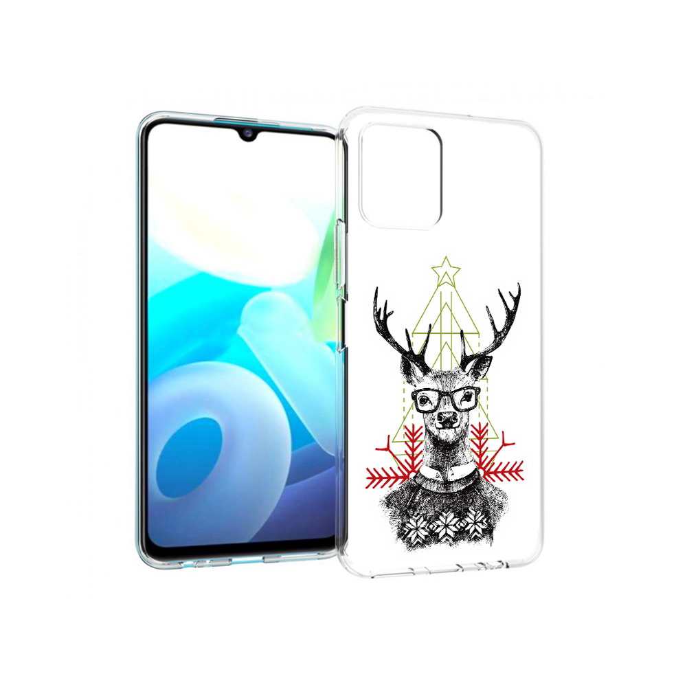 

Чехол MyPads Tocco для Vivo Y15s умный олень (PT224456.390.652), Прозрачный, Tocco