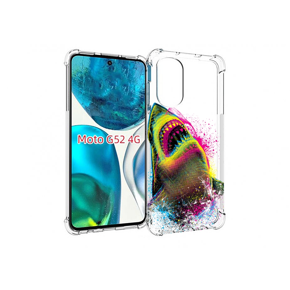 

Чехол MyPads челюсти-2 для Motorola Moto G82 / Moto G52, Прозрачный, Tocco