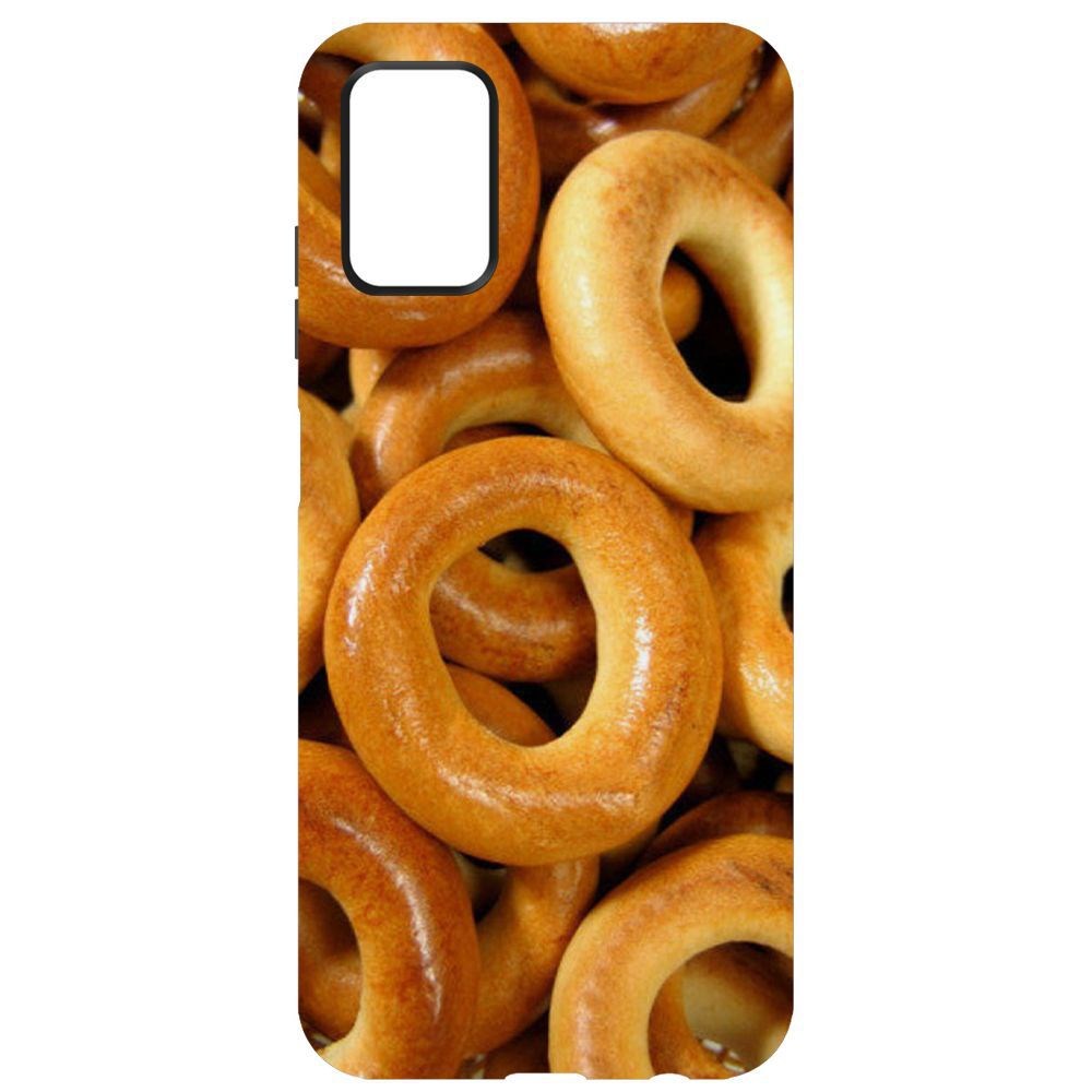 

Чехол-накладка Krutoff Soft Case Сушки для Samsung Galaxy A03s (A037), Черный
