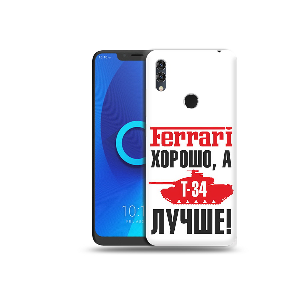 

Чехол MyPads Tocco для Alcatel 5V т 34 лучше, Прозрачный, Tocco