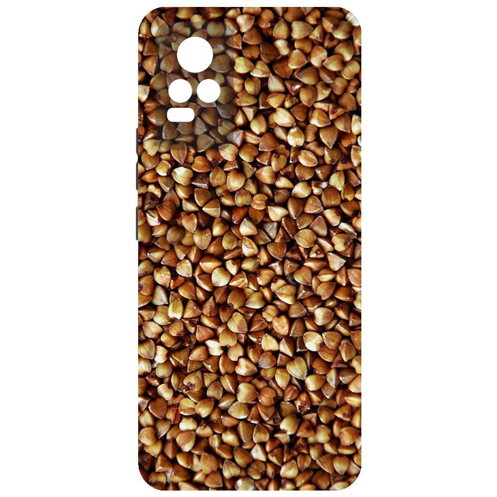 

Чехол-накладка Krutoff Soft Case Гречка для Vivo V21e