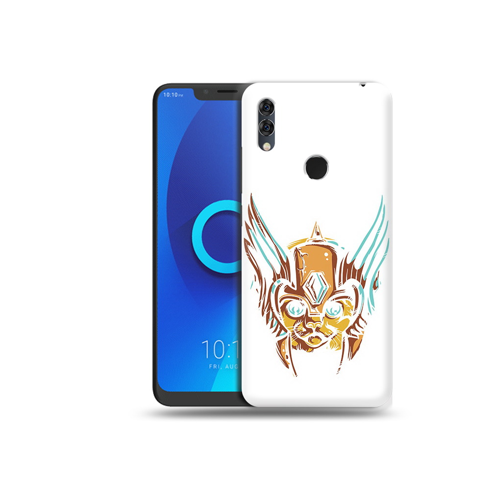 

Чехол MyPads Tocco для Alcatel 5V тор абстракция, Прозрачный, Tocco