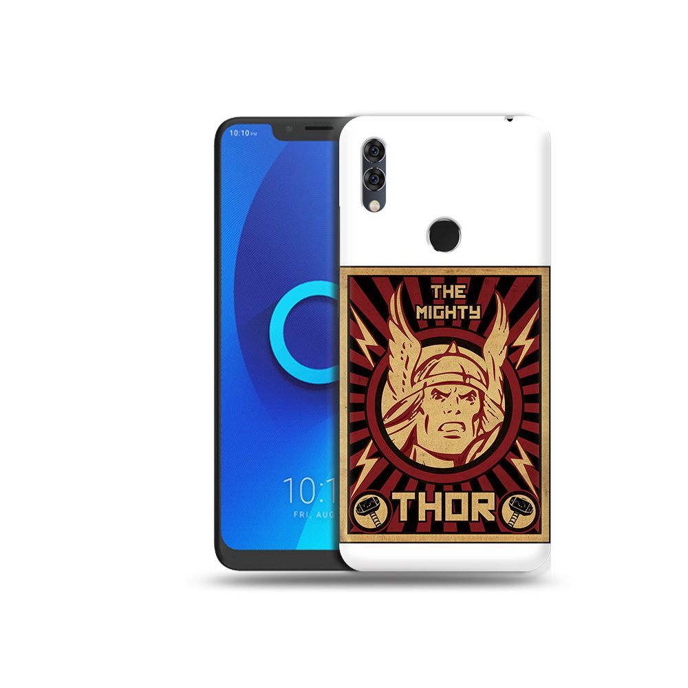 

Чехол MyPads Tocco для Alcatel 5V тор лицо, Прозрачный, Tocco