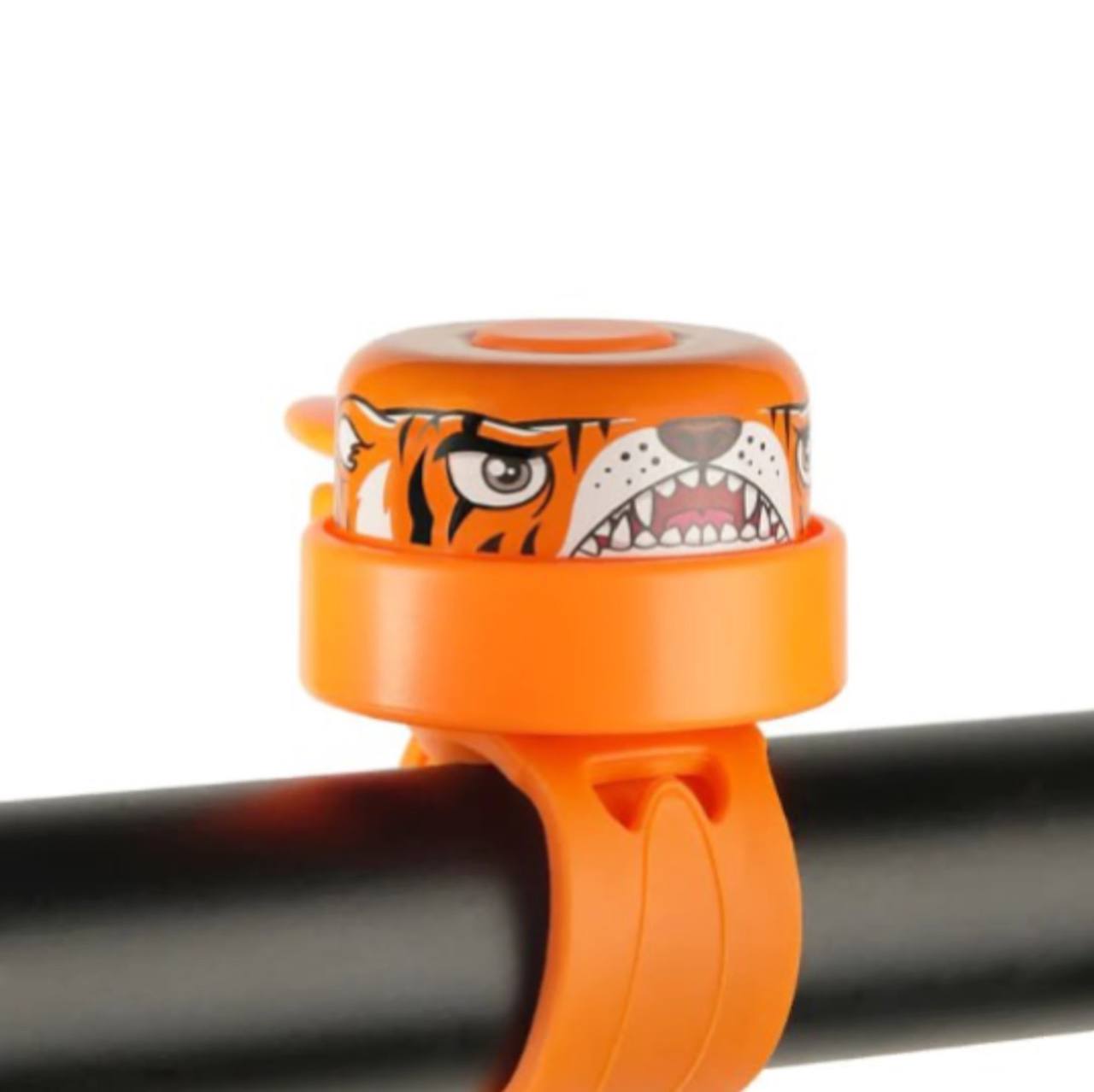 Звонок Crazy Safety Orange Tiger детский на самокат беговел