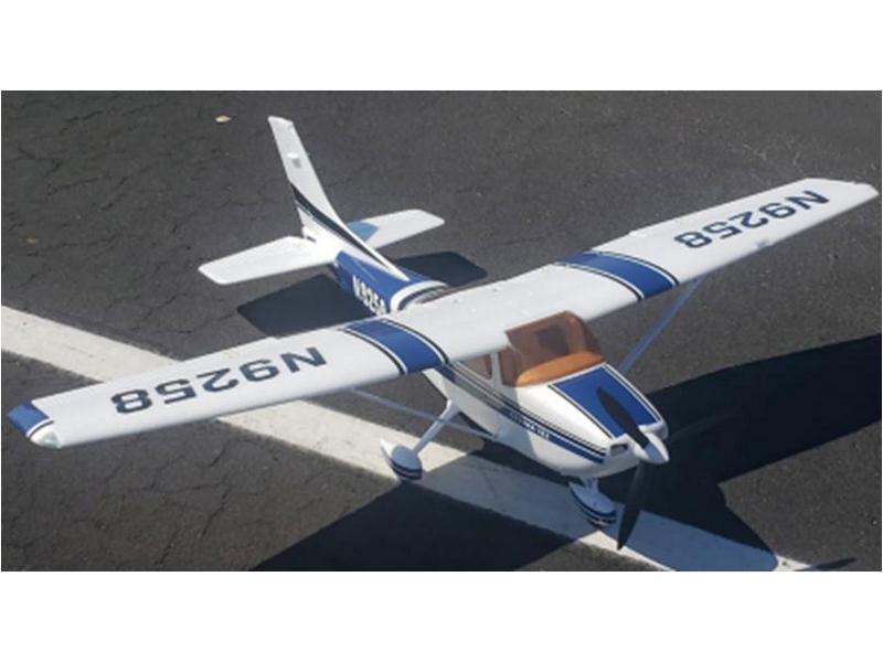 

Радиоуправляемый самолет Top RC Cessna 182 синяя 1410мм 2.4G 6-ch LiPo RTF