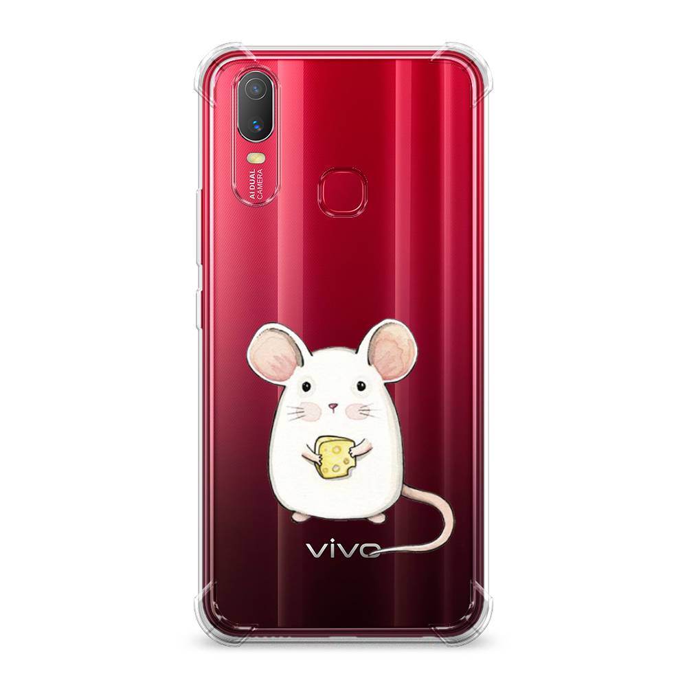 фото Противоударный силиконовый чехол "мышка" на vivo y11 awog