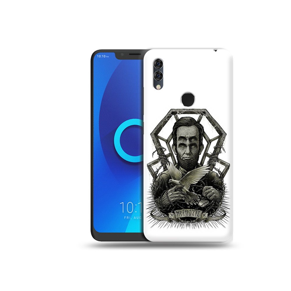 

Чехол MyPads Tocco для Alcatel 5V франклин абстракция, Прозрачный, Tocco
