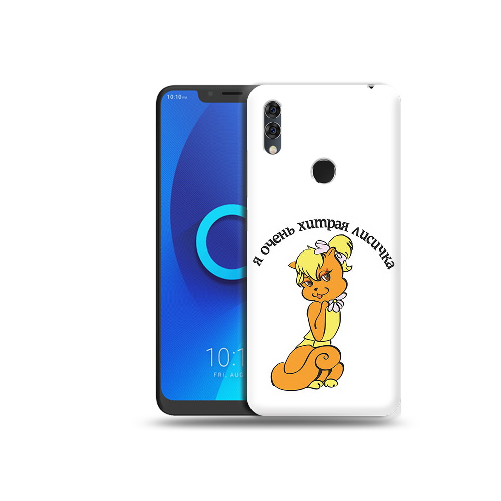 

Чехол MyPads Tocco для Alcatel 5V хитрая лиса, Прозрачный, Tocco