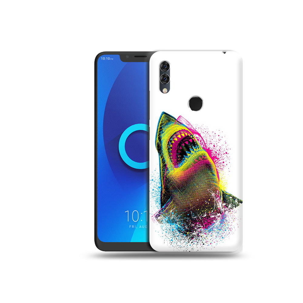 

Чехол MyPads Tocco для Alcatel 5V челюсти-2, Прозрачный, Tocco