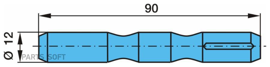 0300108050 Палец Тормозной Колодки 12Х90 Bpw
