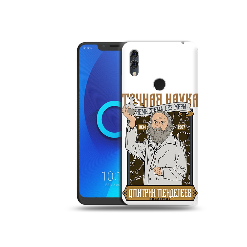 

Чехол MyPads Tocco для Alcatel 5V Дмитрий Менделеев, Прозрачный, Tocco