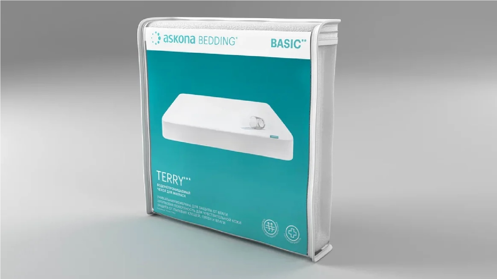 

Чехол Askona (Аскона) Protect-a-Bed Terry 200х100х35,6, Protect-a-Bed Terry