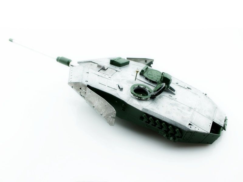 

Металлическая башня для танка Leopard 2A6 c BB-пушкой и вращением на 360°, неокрашеная