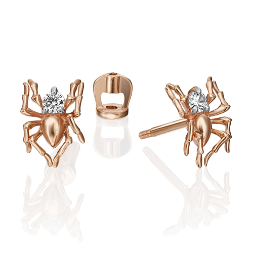 

Серьги из золота PLATINA jewelry 02-4478-00, фианит, 02-4478-00