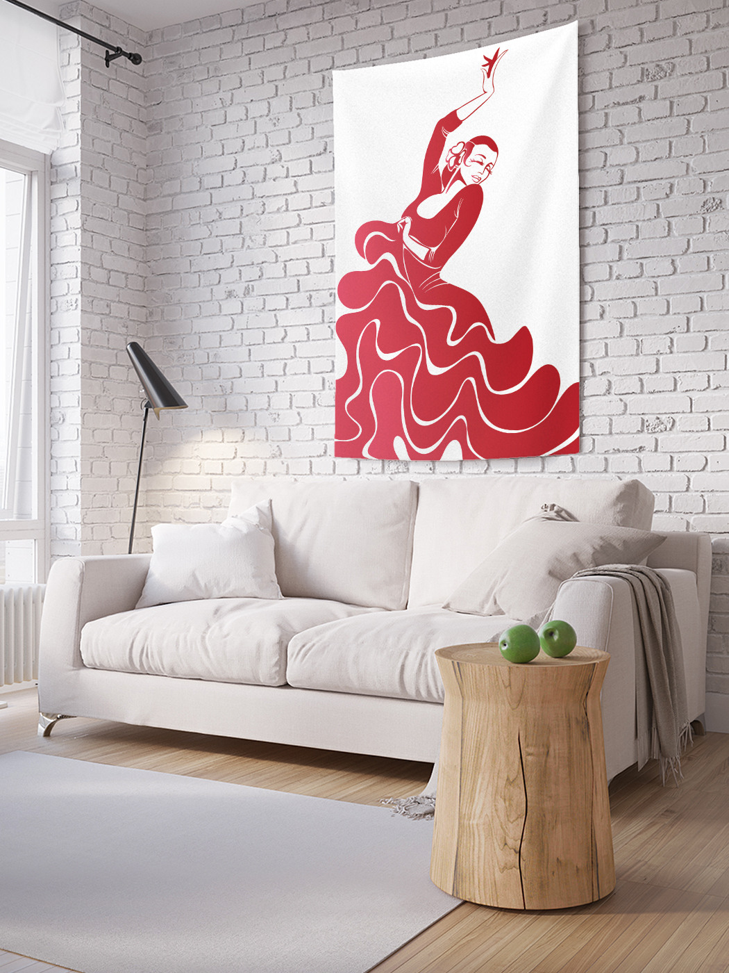 

Вертикальное фотопанно на стену JoyArty Танцующая испанка 150x200 см, Танцующая испанка