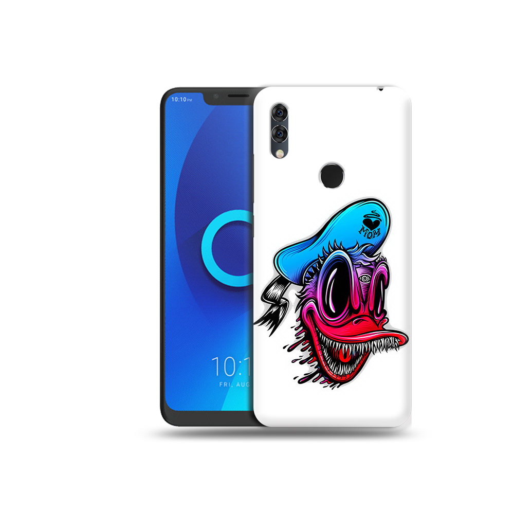 

Чехол MyPads Tocco для Alcatel 5V Дональд, Прозрачный, Tocco