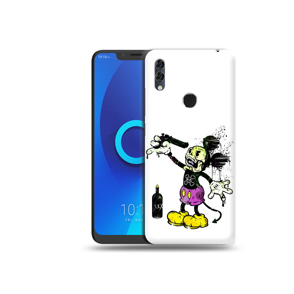

Чехол MyPads Tocco для Alcatel 5V Драг Микки, Прозрачный, Tocco