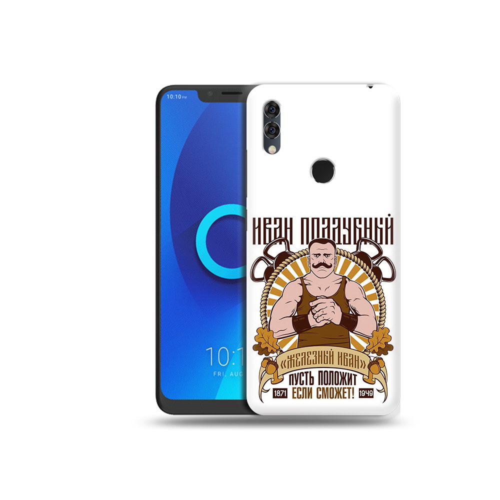 

Чехол MyPads Tocco для Alcatel 5V Железный Иван, Прозрачный, Tocco