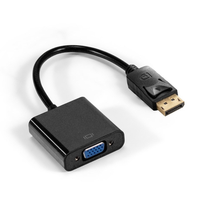 

Кабель ExeGate DisplayPort - VGA вилка-розетка 0.2м (EX294681RUS) черный