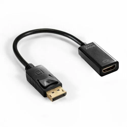 

Переходник ExeGate Displayport - HDMI без разъемов 0.2м (EX294707RUS) черный