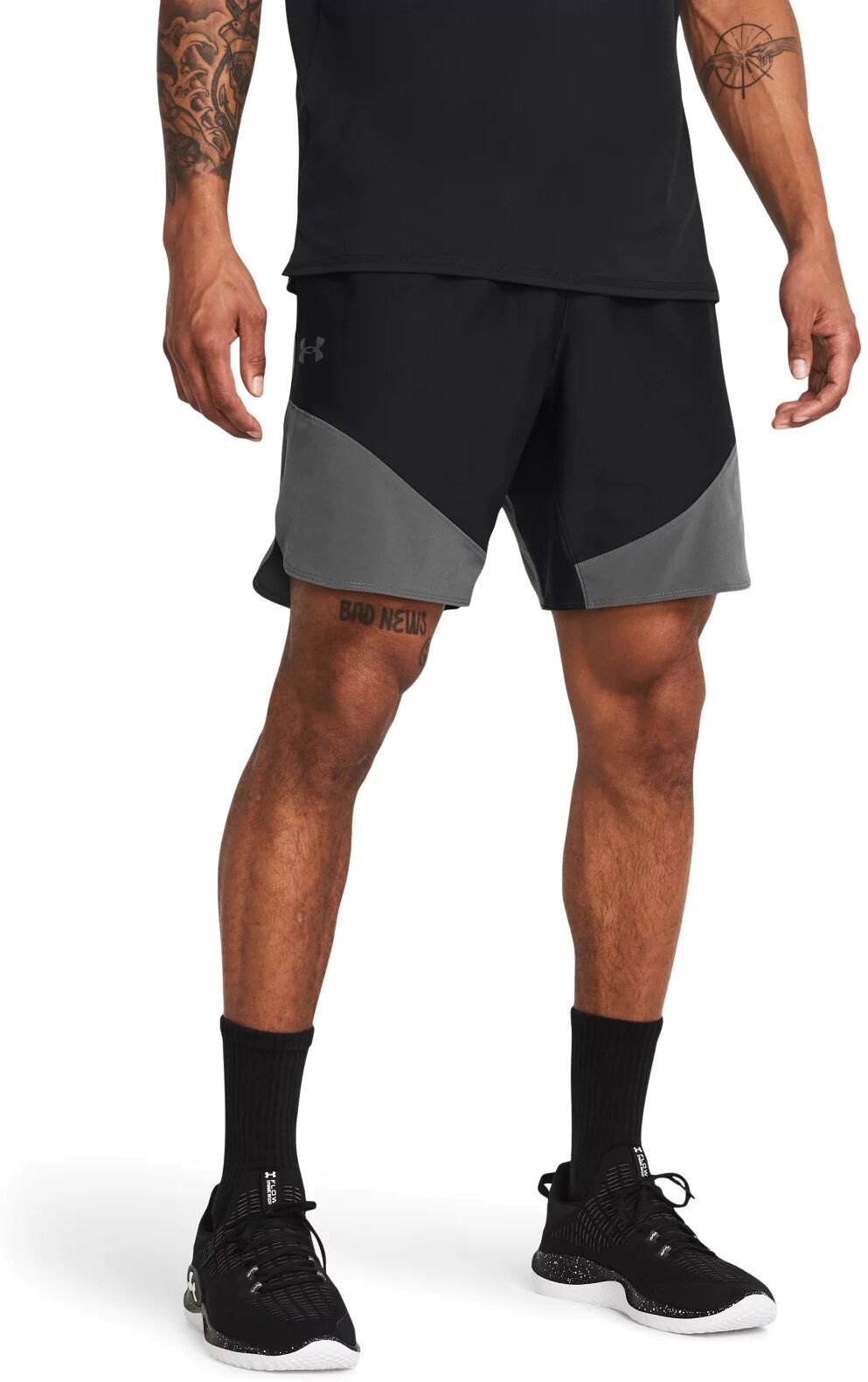 Спортивные шорты мужские Under Armour Ua Peak Woven Hybrid Short черные LG