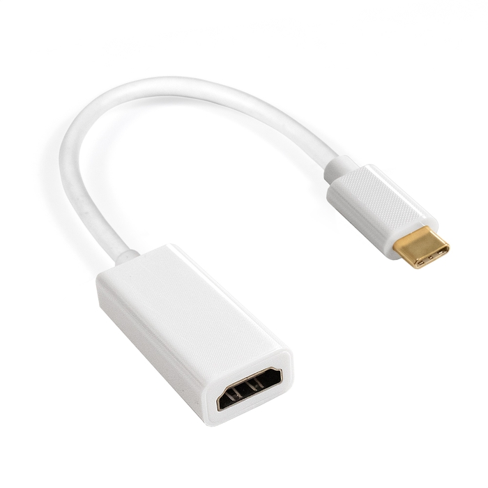 

Адаптер ExeGate HDMI - USB Type C вилка-розетка 0.1м (EX294721RUS) белый