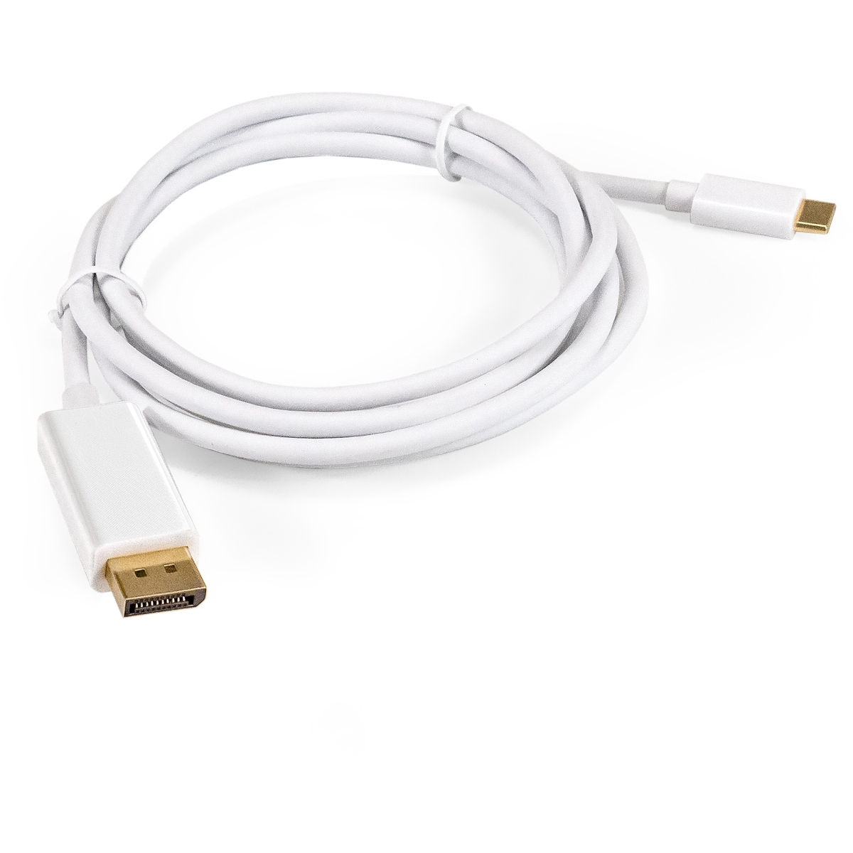 

Адаптер ExeGate DisplayPort - Type-C вилка-вилка 1м (EX294776RUS) белый