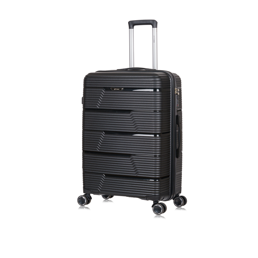 

Чемодан унисекс L'Case Manila черный, 71.7x47x29 см, Manila