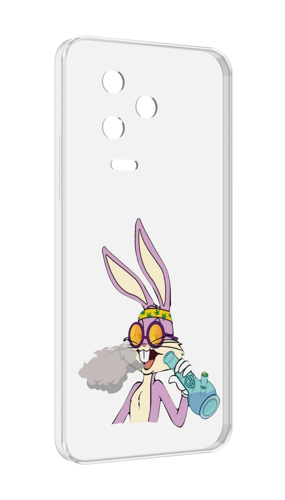 Чехол MyPads бакс-банни-любитель-подымить для Infinix Note 12 Pro 4G X676B противоударный