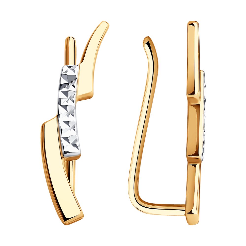 

Серьги клаймберы из красного золота SOKOLOV 029139, 029139