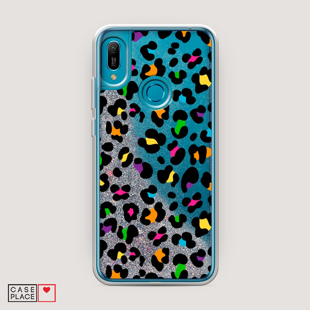 

Чехол Awog на Huawei Y6 2019/Honor 8a/8a Pro/Y6s "Яркий леопард", Разноцветный, 68691-1