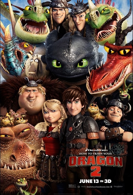 

Постер к мультфильму "Как приручить дракона 2" (How to Train Your Dragon 2) A4