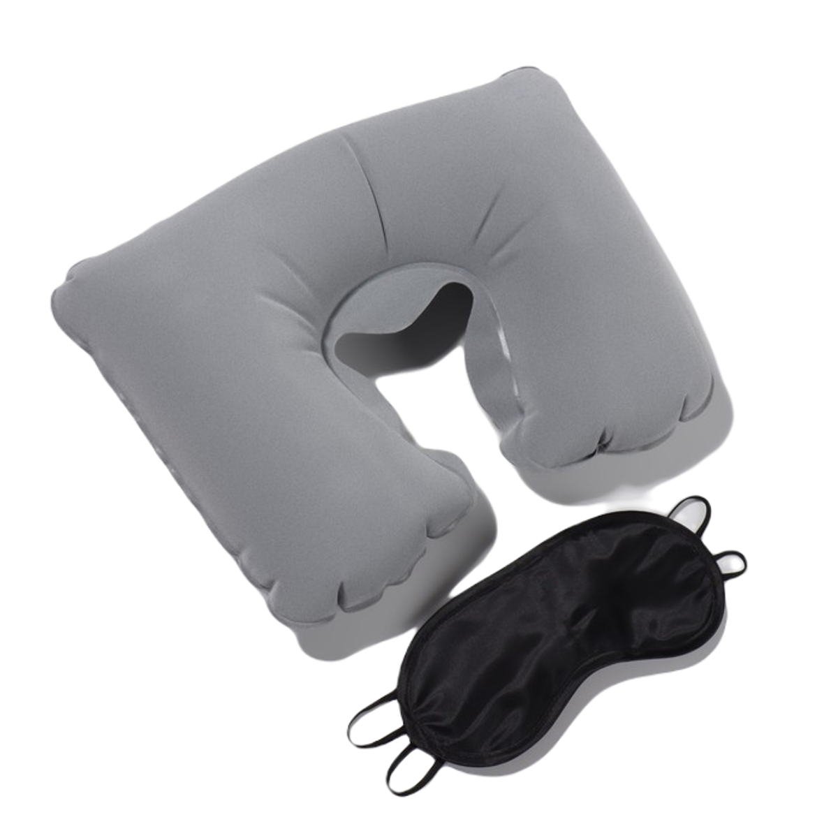 

Набор туристический: подушка для шеи, маска для сна, цвет серый