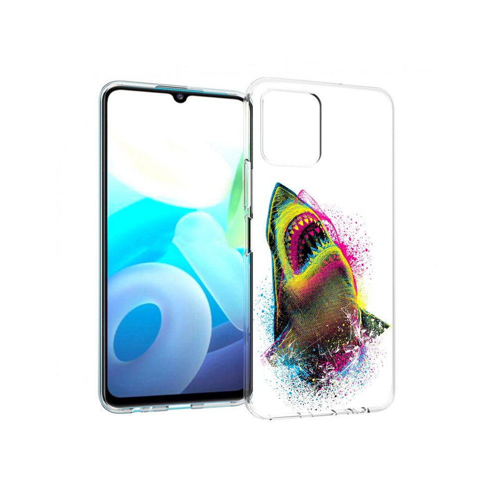 

Чехол MyPads Tocco для Vivo Y15s челюсти-2 (PT224456.390.674), Прозрачный, Tocco