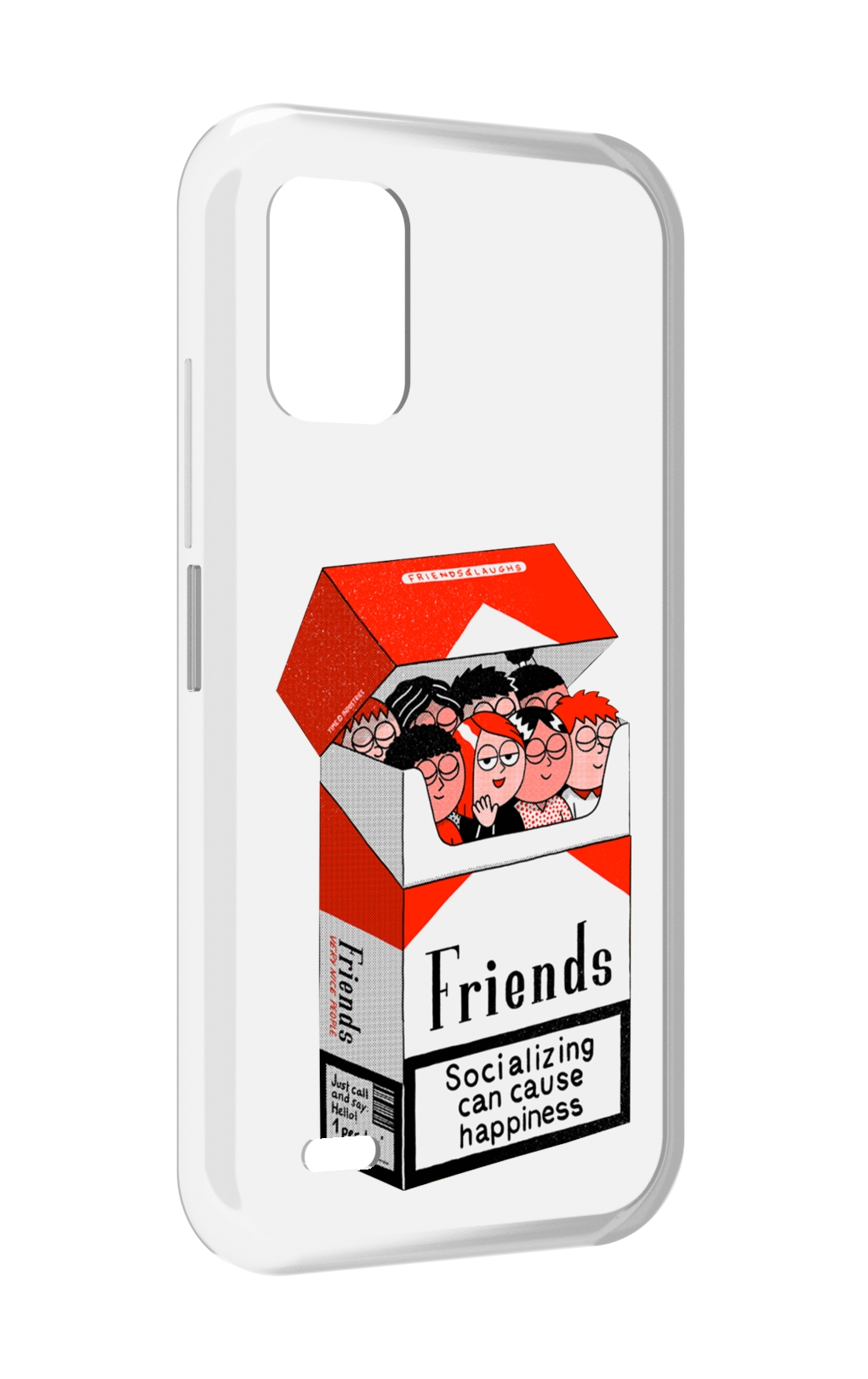 

Чехол MyPads друзья для UMIDIGI Bison GT2 / GT2 Pro, Прозрачный, Tocco