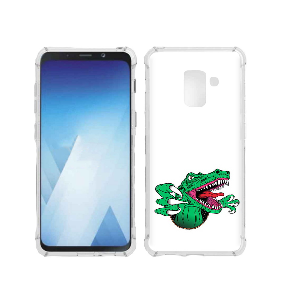 

Чехол MyPads Tocco для Samsung Galaxy A5 (2018) крокодил (PT95317.573.417), Прозрачный, Tocco