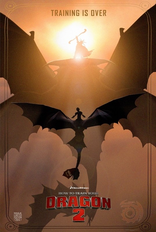 

Постер к мультфильму "Как приручить дракона 2" (How to Train Your Dragon 2) A3