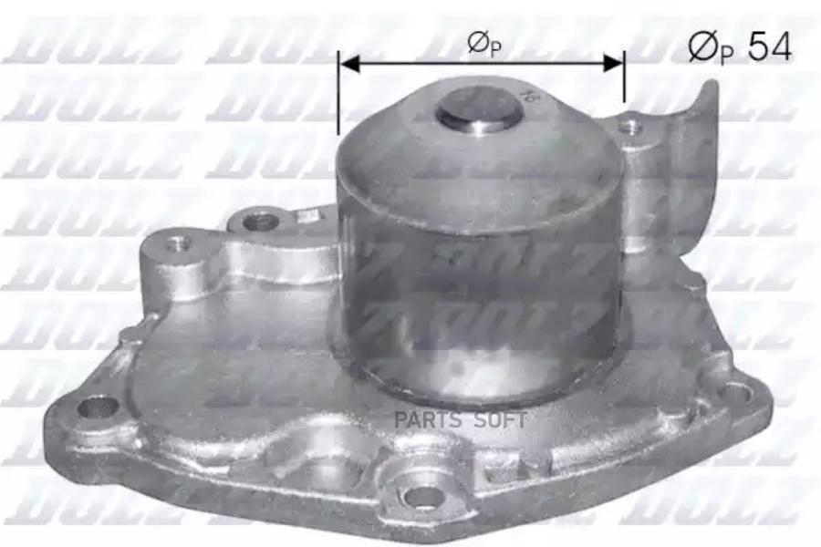 Помпа, водяной насос RENAULT Megane/Laguna/Trafic 1.8/2.0L+1.9DCI 01-> DOLZ R-219