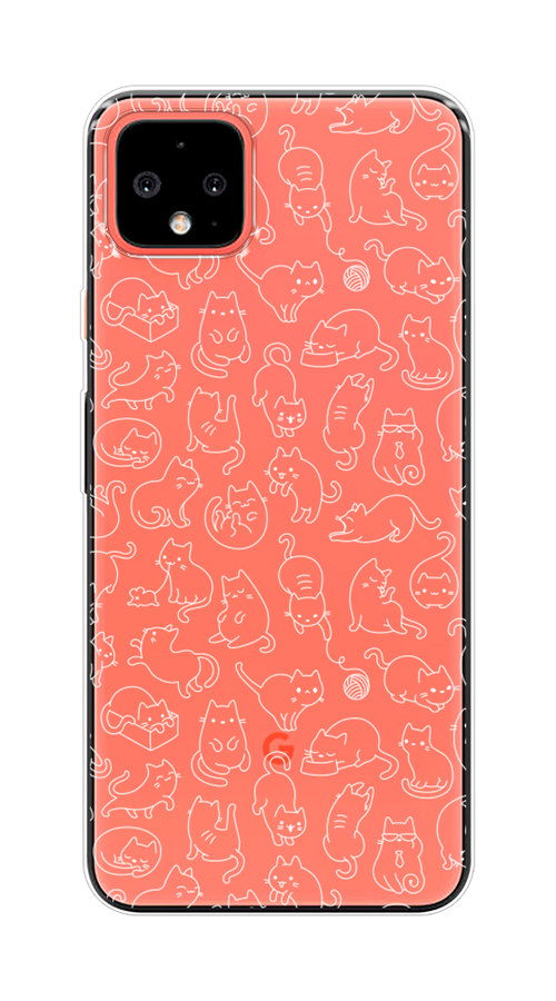 

Чехол Awog на Google Pixel 4 XL "Шкодливые котики", Разноцветный, 270550-2