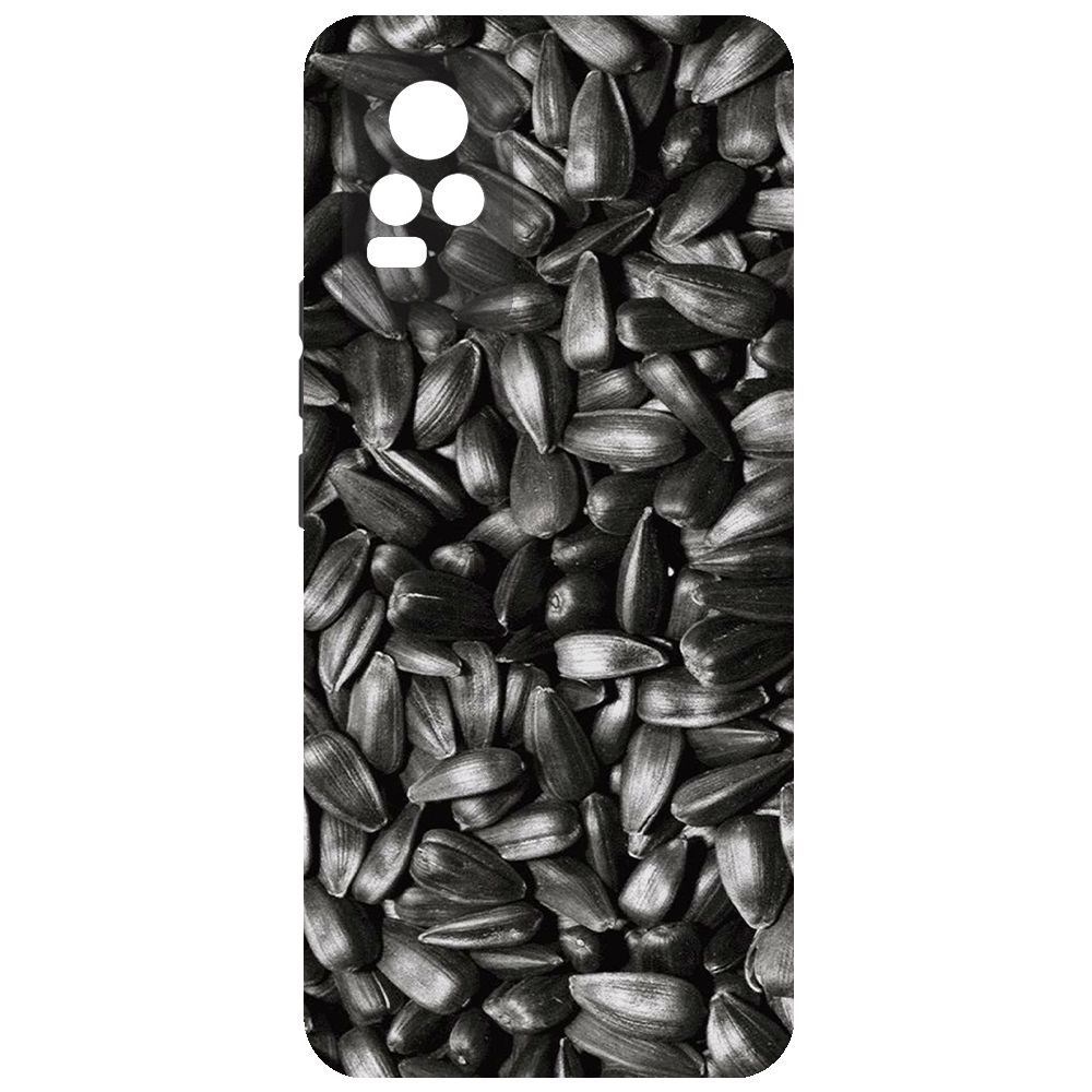 

Чехол-накладка Krutoff Soft Case Семечки для Vivo V21e