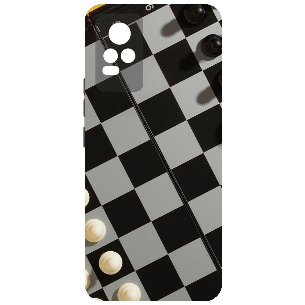 

Чехол-накладка Krutoff Soft Case Шахматы для Vivo V21e