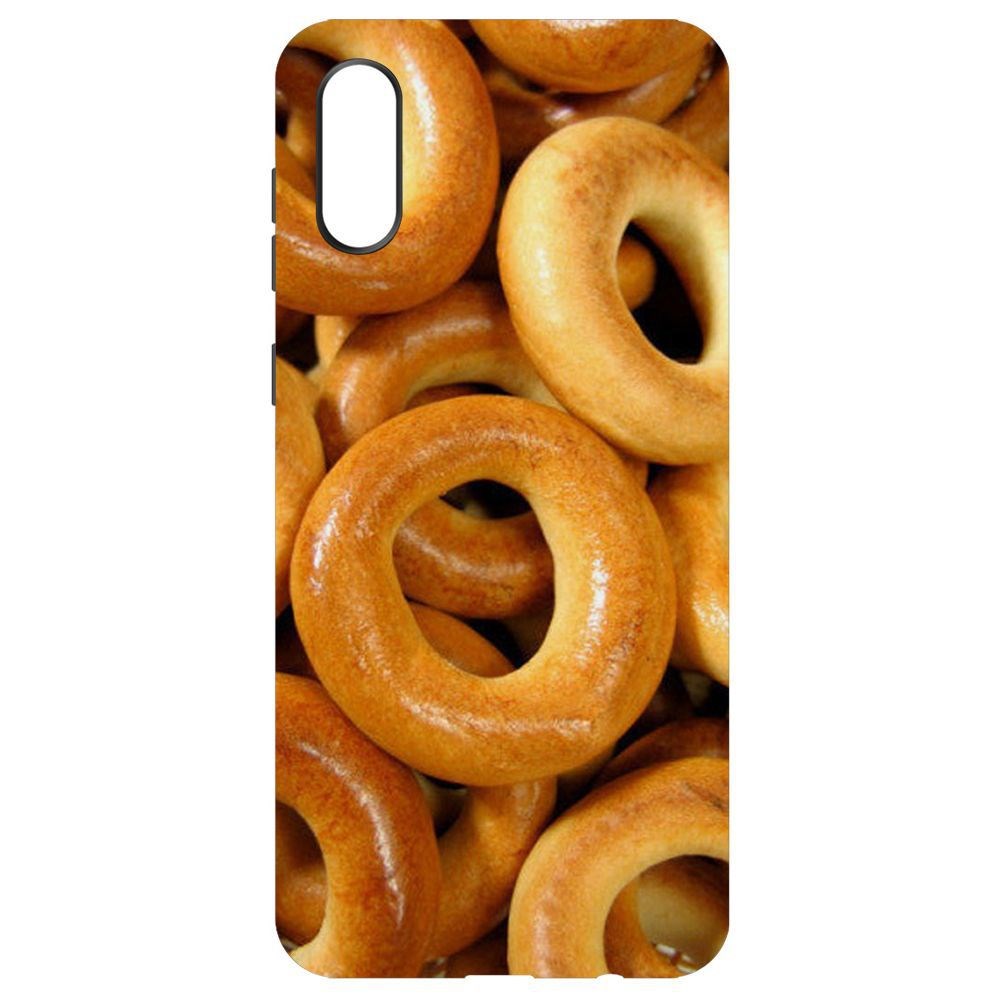 

Чехол-накладка Krutoff Soft Case Сушки для Samsung Galaxy A02 (A022), Черный