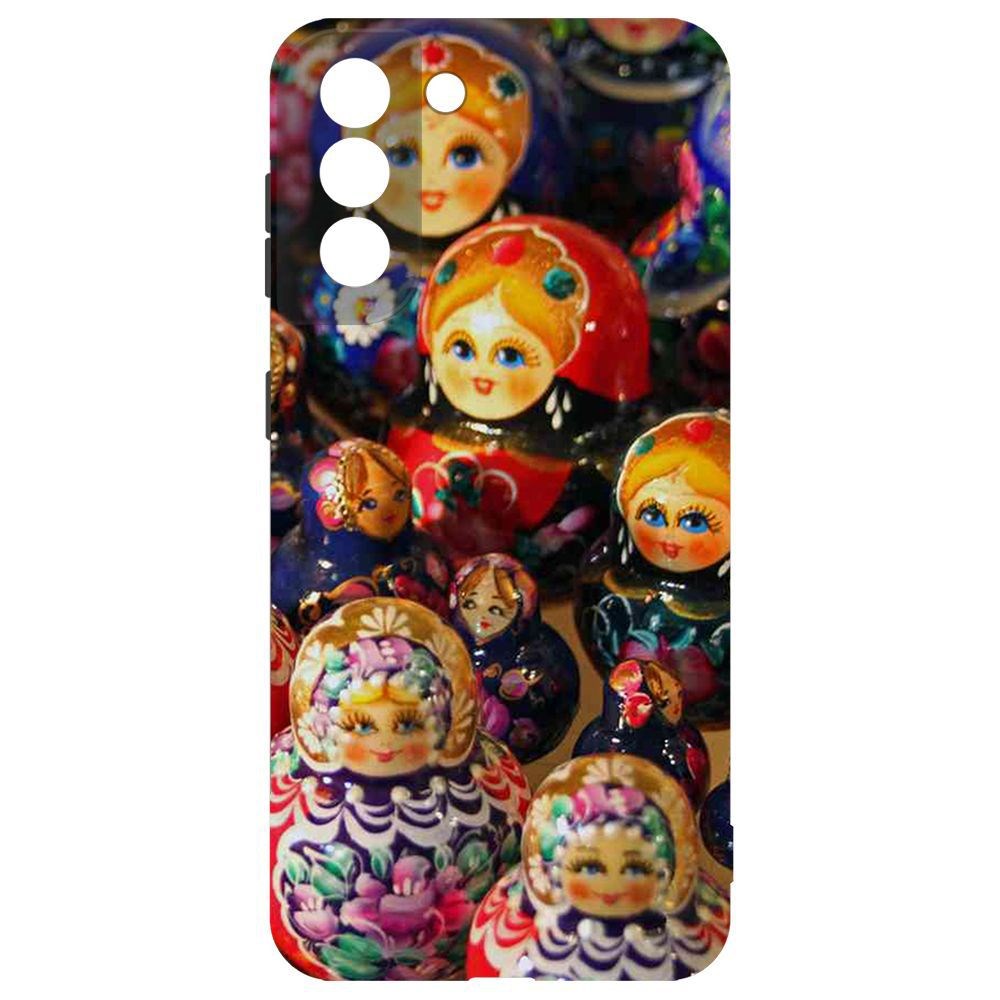 

Чехол-накладка Krutoff Soft Case Матрешка для Samsung Galaxy S21 (G991)