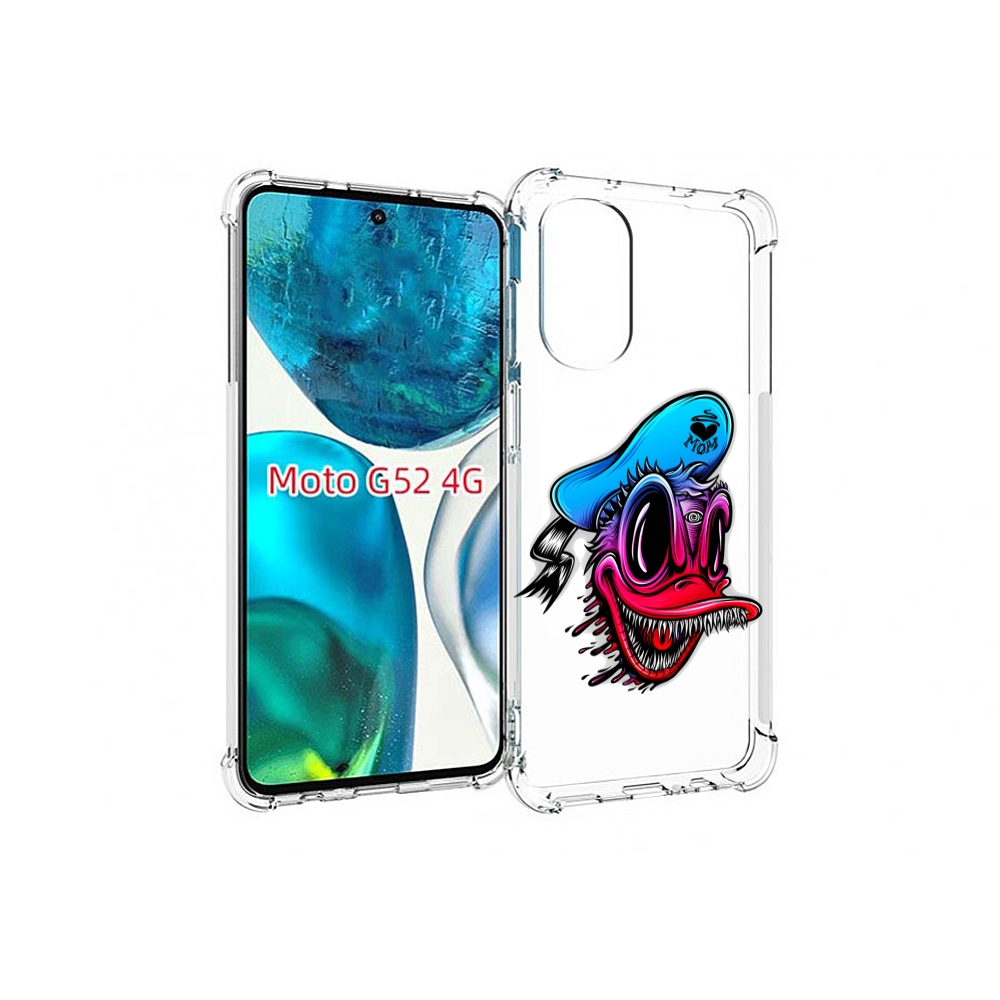 

Чехол MyPads Дональд для Motorola Moto G82 / Moto G52, Прозрачный, Tocco
