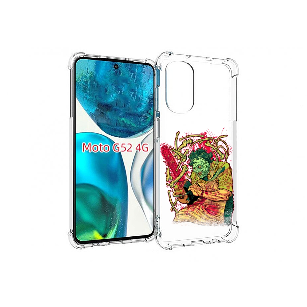 

Чехол MyPads яркий мясник для Motorola Moto G82 / Moto G52, Прозрачный, Tocco
